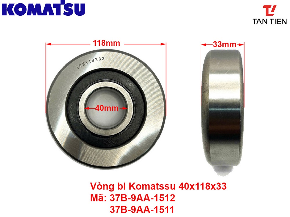 Vòng Bi komatsu 37B-9AA-1511